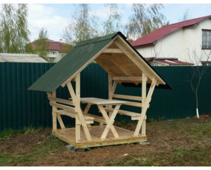 Беседка для дачи "Залавочка" в городской округ Шаховская мини