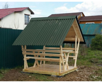 Беседка для дачи "Залавочка" в городской округ Шаховская мини